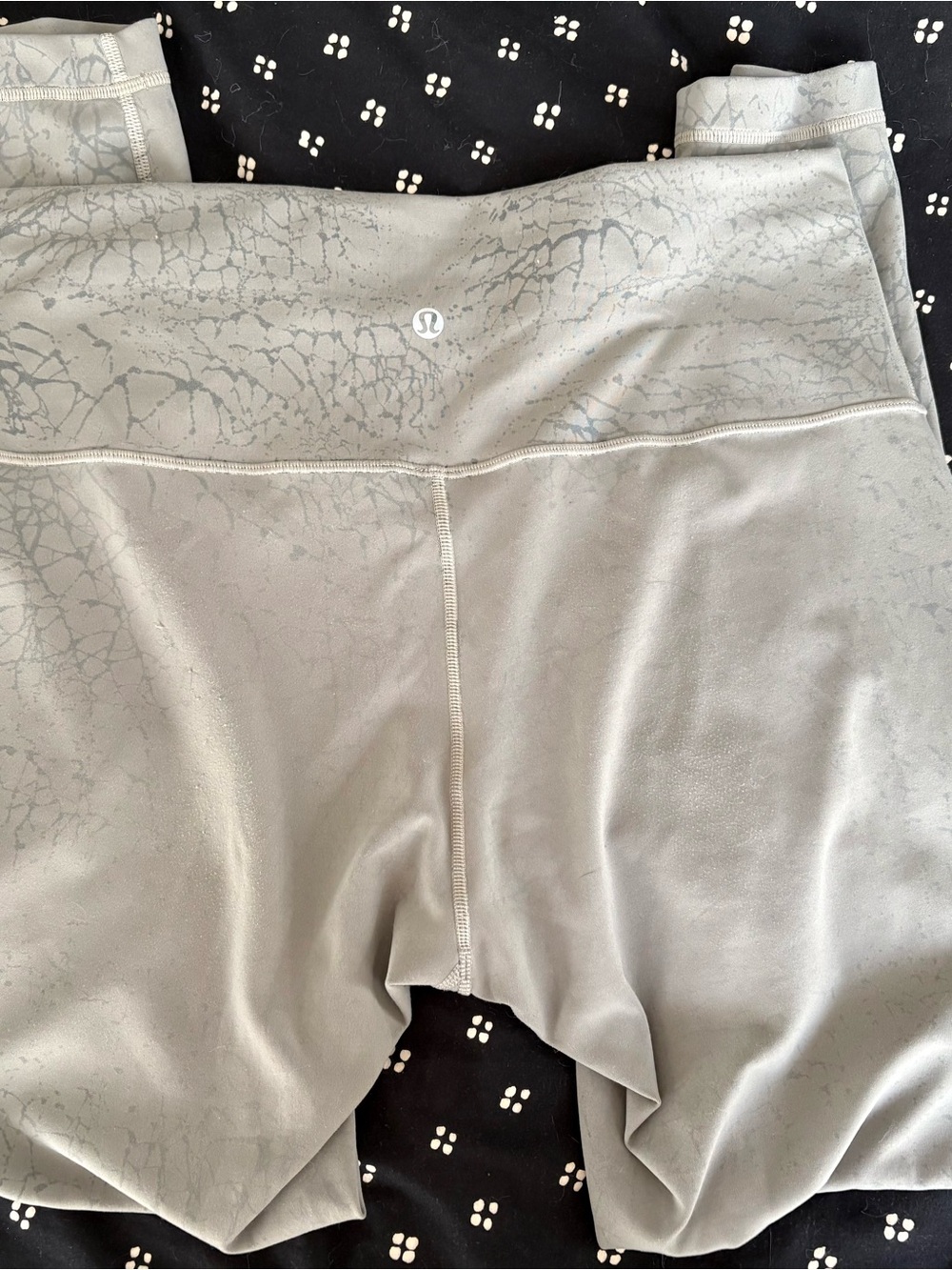 Lululemon Crackle Gray High-Rise Leggings